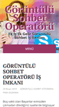 Mobile Screenshot of goruntulusohbetoperatoru.com